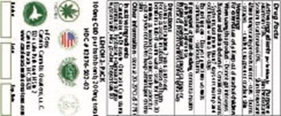 lemon 2-pack label - CCC Lemon Bath bomb 2 pack label Jpeg